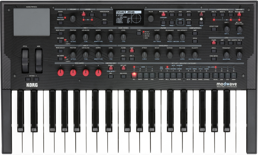 Korg Modwave module　シンセサイザー modwave module - WAVETABLE SYNTHESIZER | KORG (USA)